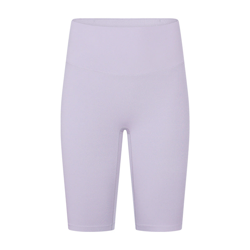 02/2025 Summer new nude high-waisted hip lift pocket yoga pants running fitness sports skinny quarter pants women DK184