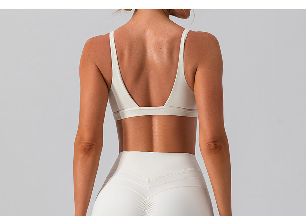 23.7 high-strength yoga bra shockproof tight sports brs underwear Pilates running fitness vest female