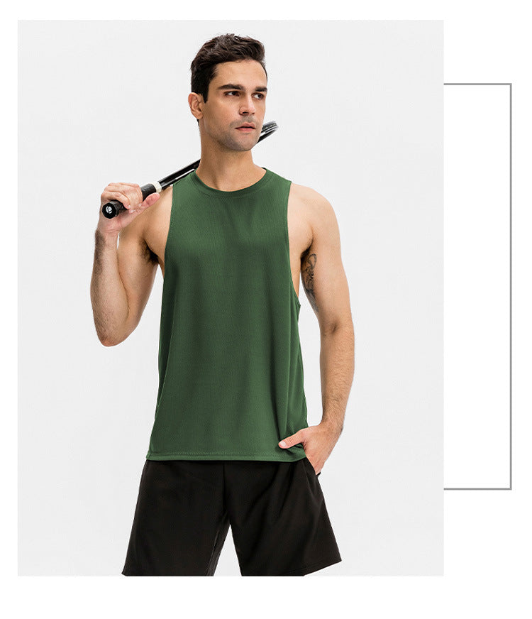 FOUREGG 23.07 Men's loose sports vest fitness running basketball training sleeveless vest breathable quick-drying top 01107