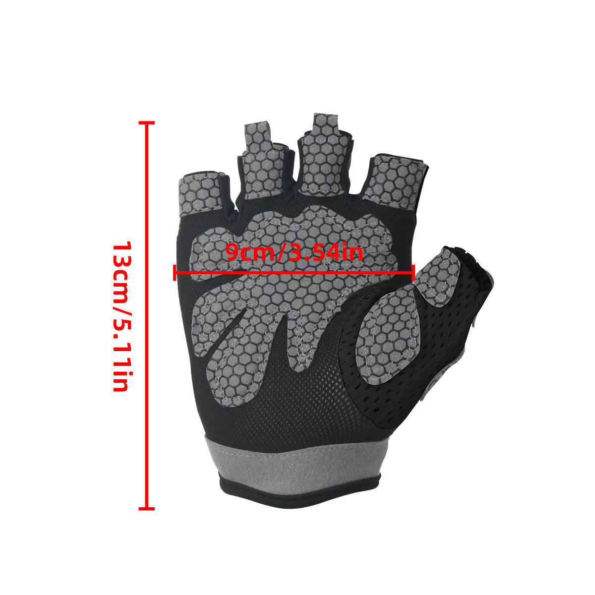 Half-finger fitness sports gloves thin sports sweat-absorbent non-slip hand protection training horizontal bar riding gloves outdoor gloves