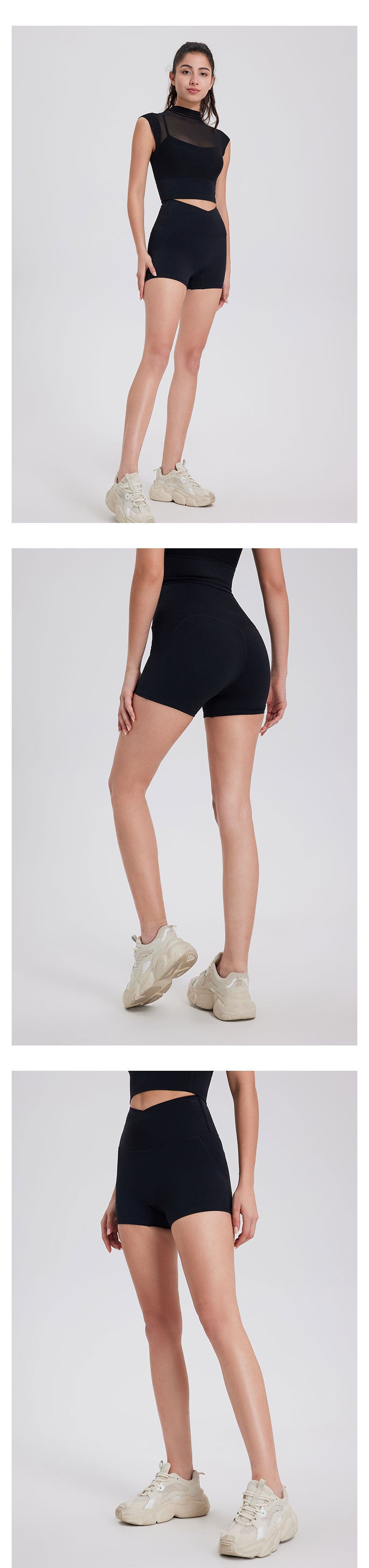 12/2025  fouregg Seamless One-Piece Yoga Shorts Wholesale High-Performance Shorts DK2659