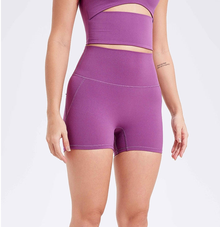 06/2024 update colors high waist peach hip lifting zero sense hot pants no T Line embarrassment line sports shorts running fitness yoga pants women