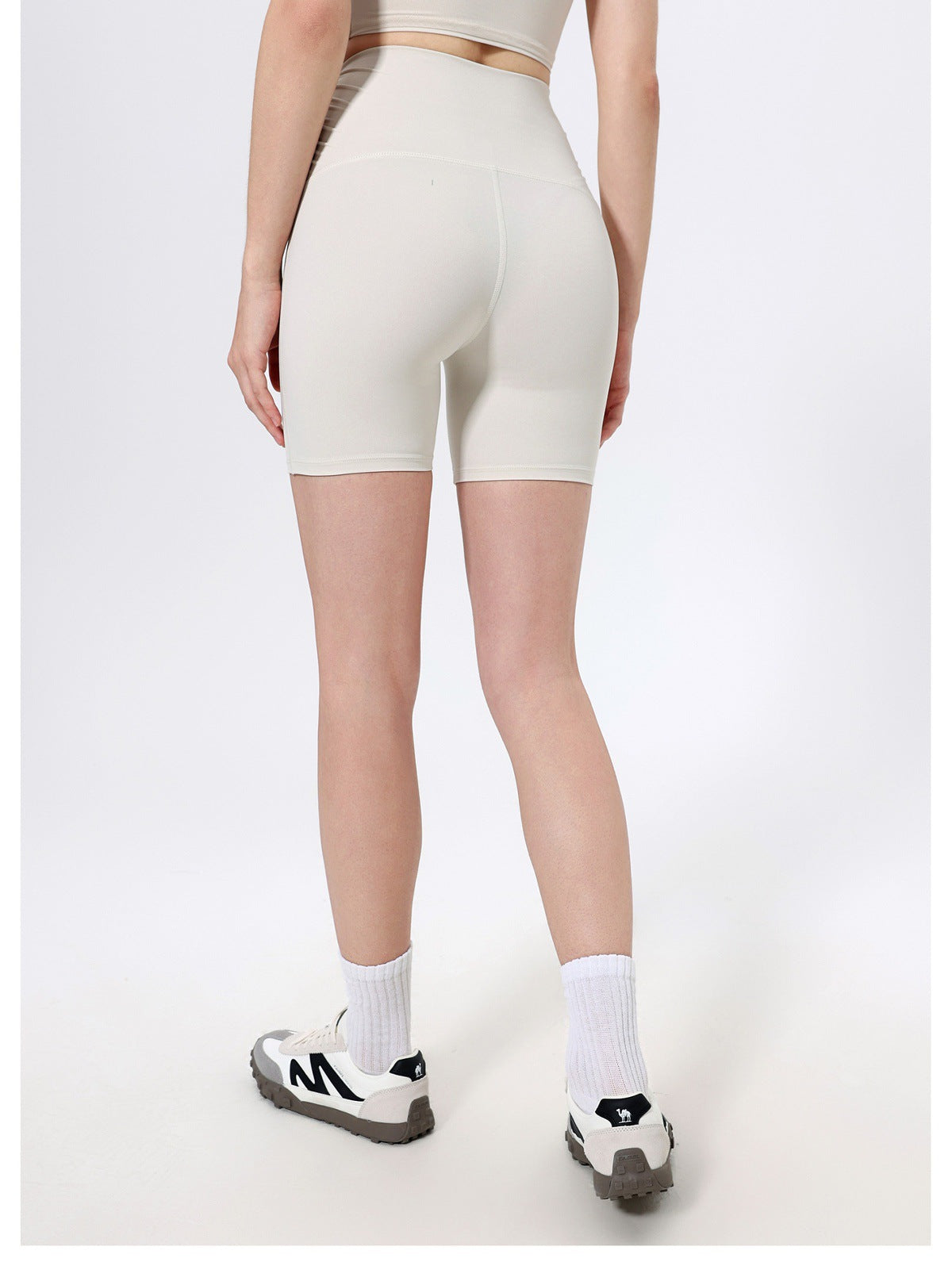 12/2025  fouregg Ruched Booty Yoga Shorts Nude-Feel High-Waist Gym Biker ShortsDK3119