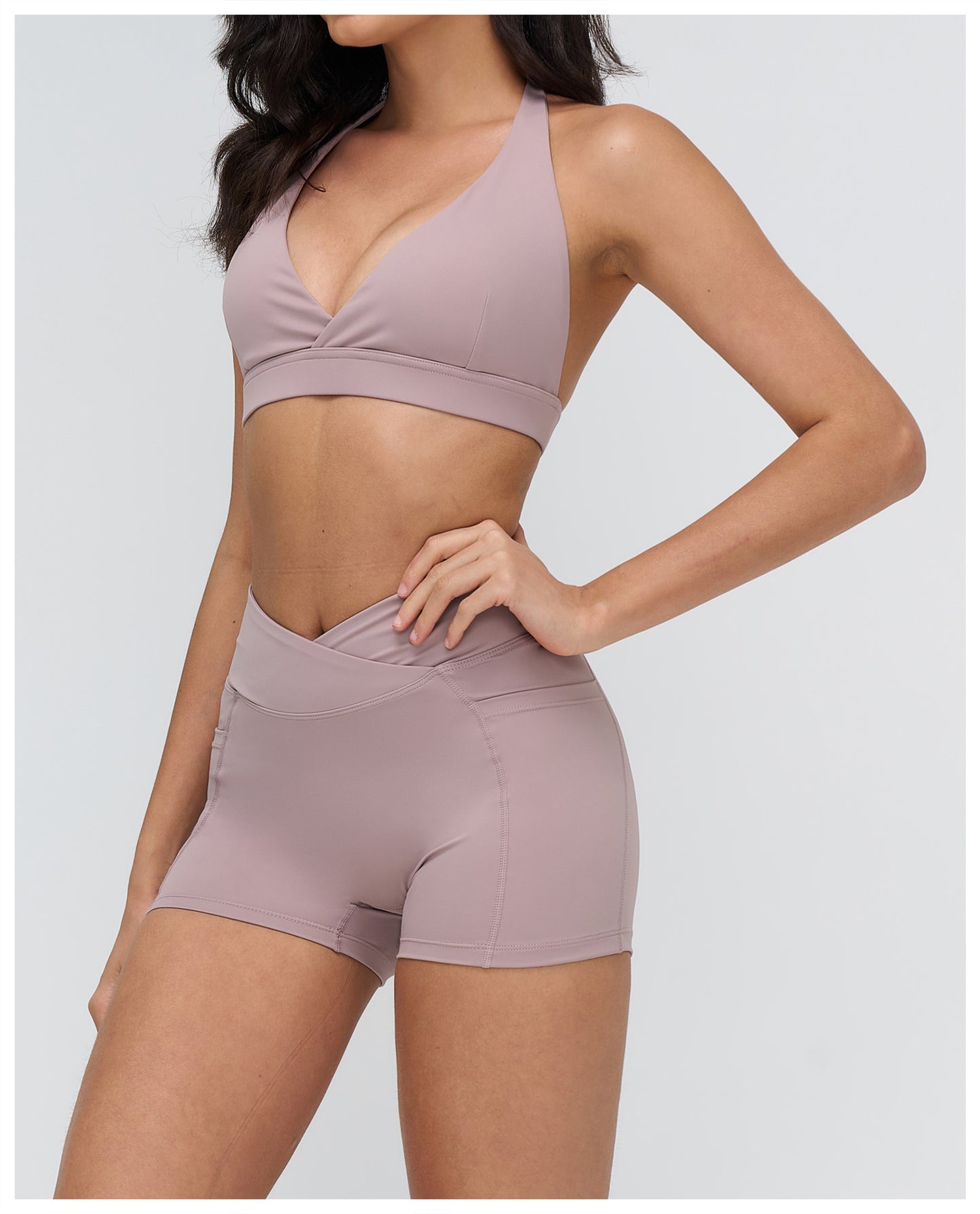 12/2025 Yoga bra with cross-V-neck, fashionable and beautiful back, sports bra, fitness and running sports underwear, 4518