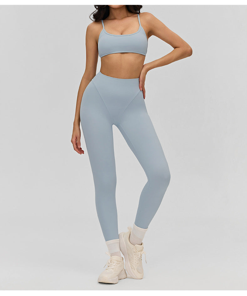 03/2026 FOUREGG Pantalon de yoga taille haute pour femme, avec empiècements latéraux sans couture, contrôle du ventre, pantalon de fitness, adapté comme vêtement d'extérieur, pour la course, le sport et comme collant.