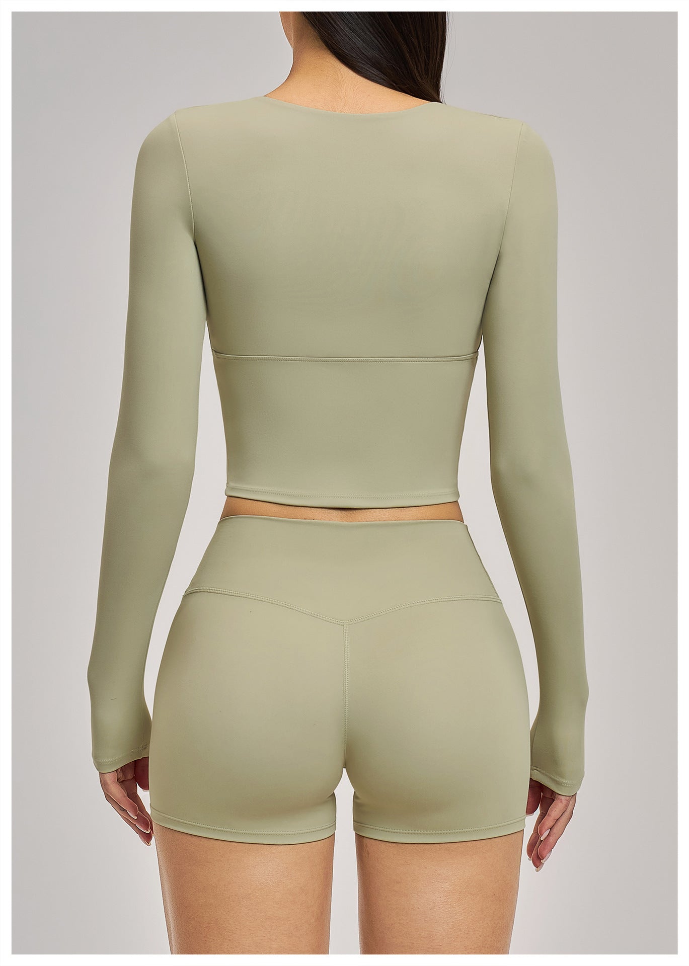 Haut de yoga printemps et été 03/2026 pour femme - T-shirt de sport polyvalent à manches longues de yoga Pilates pour femme - 4520