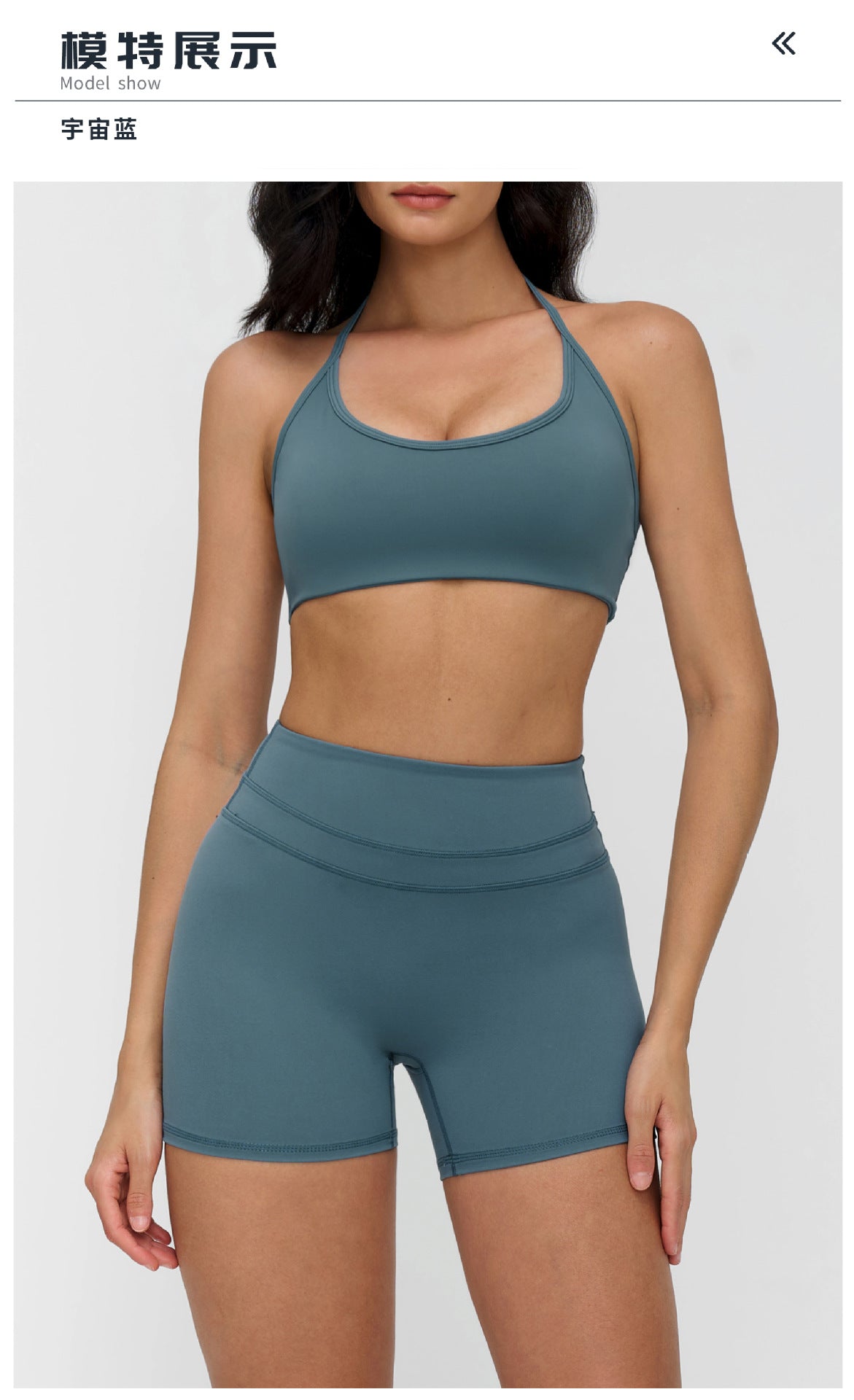 12/2025 European and American brushed yoga bra, neck-hanging hollow beauty back bra, fitness running sports underwear for women 3109