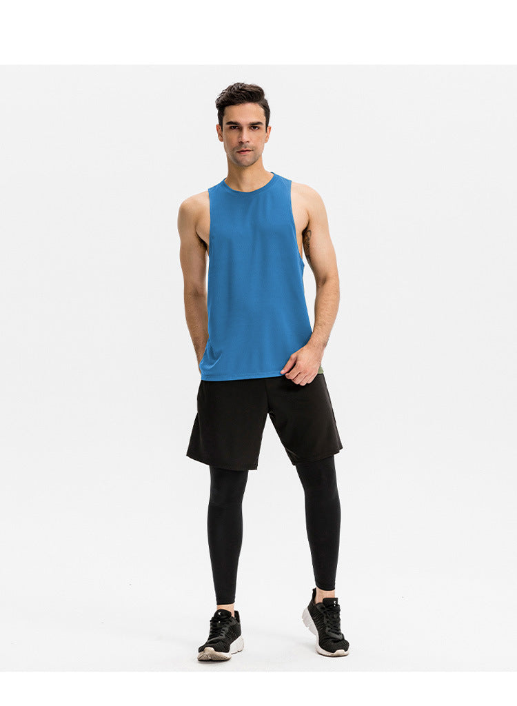 FOUREGG 23.07 Men's loose sports vest fitness running basketball training sleeveless vest breathable quick-drying top 01107