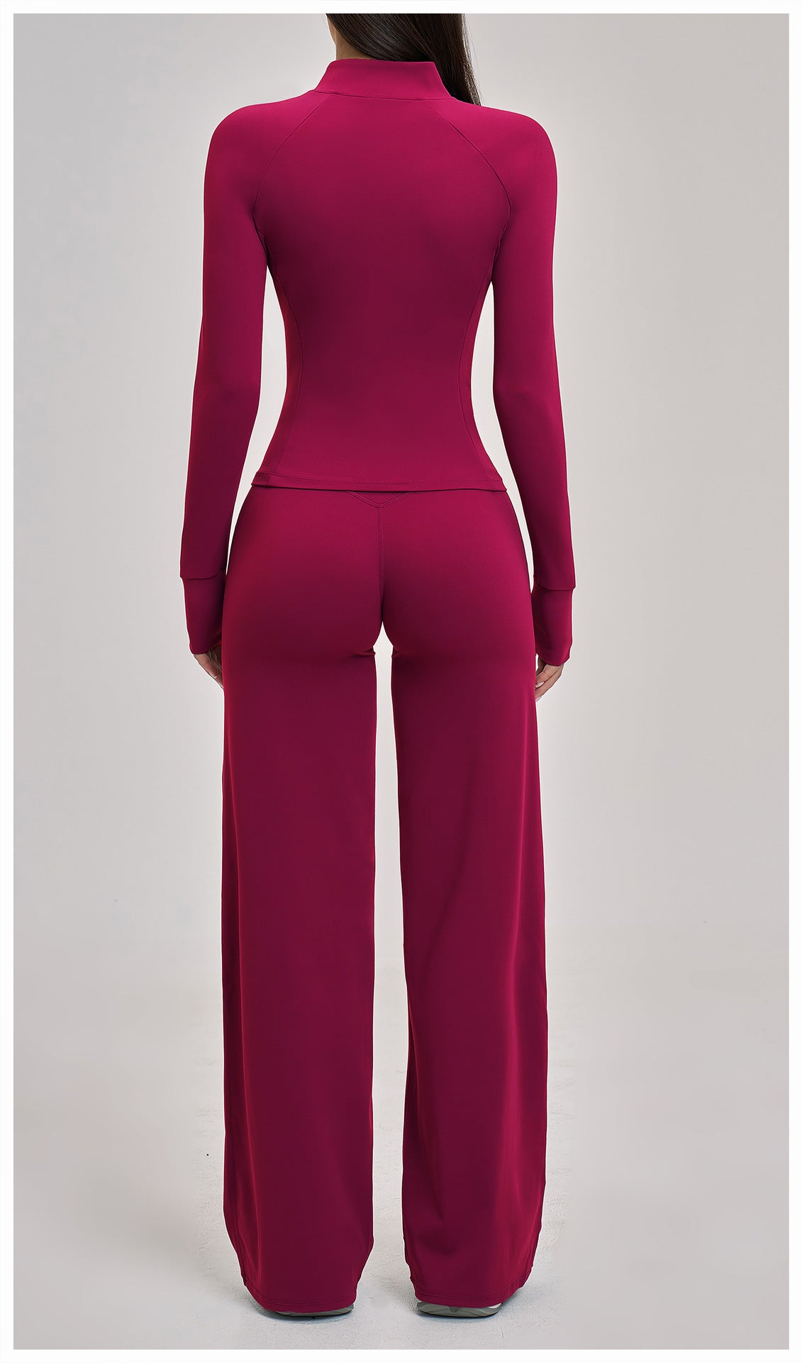 03/2026 Conjunto de yoga resistente de manga larga - versátil chaqueta de yoga informal para ejercicio, correr y fitness - conjunto de 4 piezas - 4510