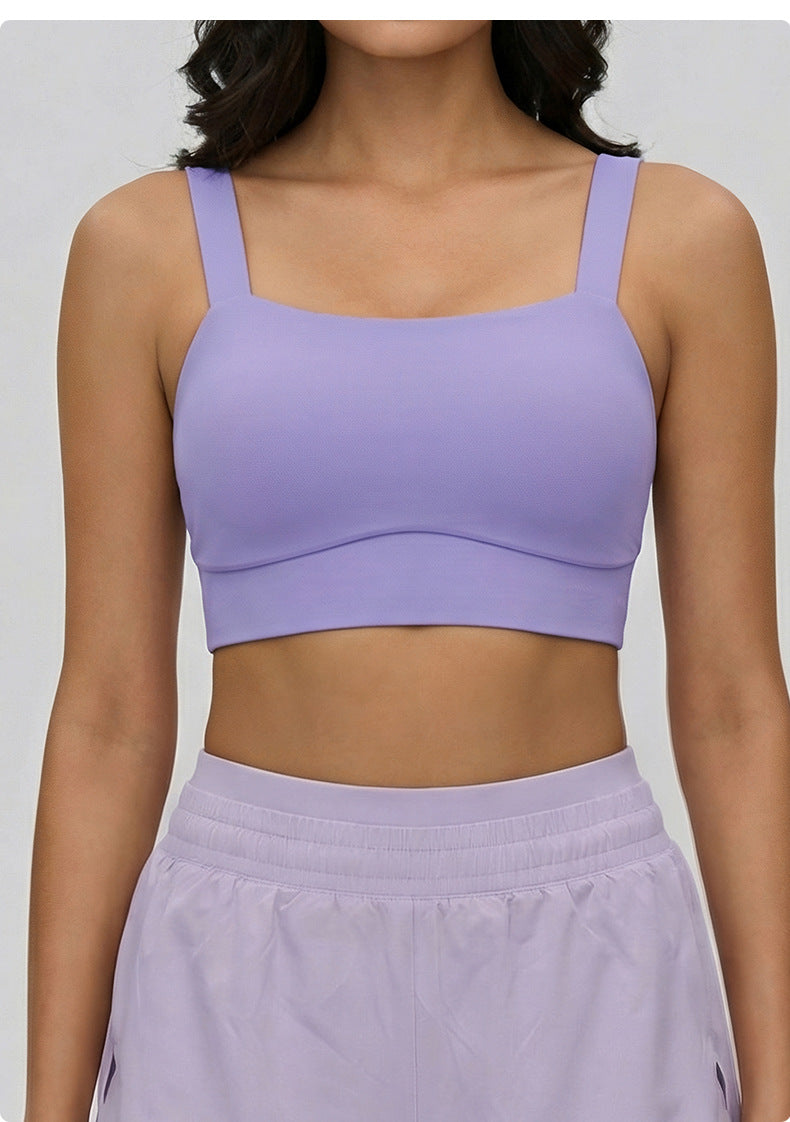 Soutien-gorge de sport respirant et absorbant pour femme, avec bonnets intégrés et rembourrés, adapté au yoga, au pilates, à la course et à l'absorption des chocs, soutien-gorge de fitness 02/2026
