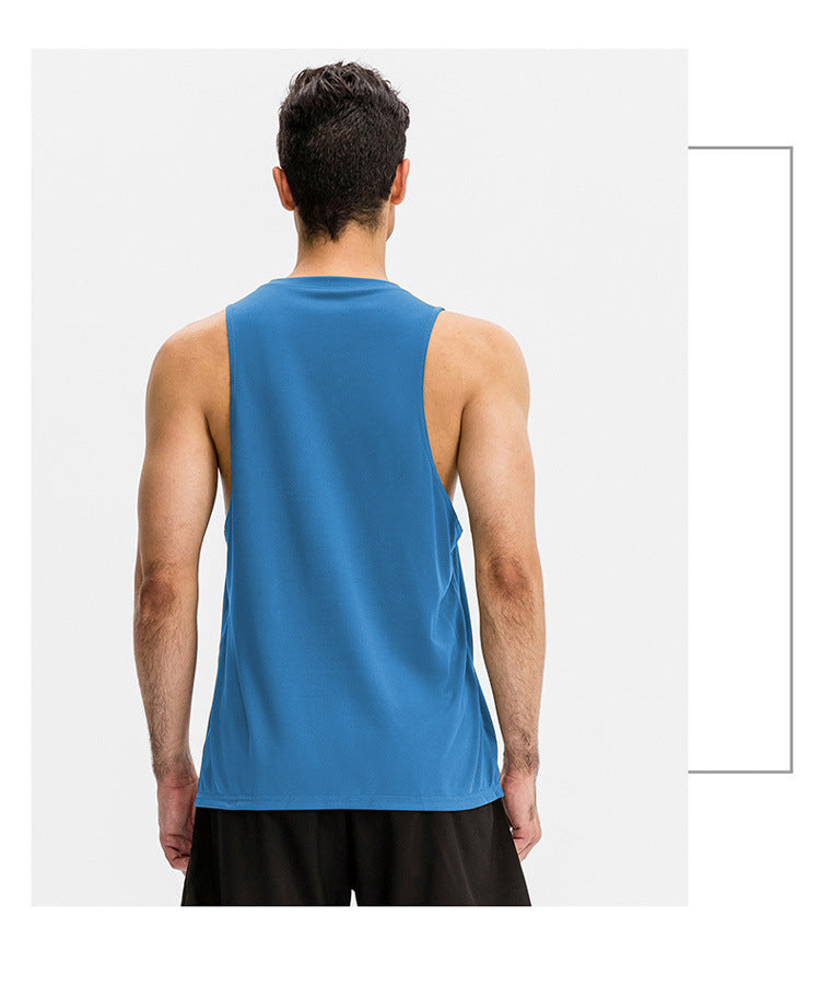 FOUREGG 23.07 Men's loose sports vest fitness running basketball training sleeveless vest breathable quick-drying top 01107