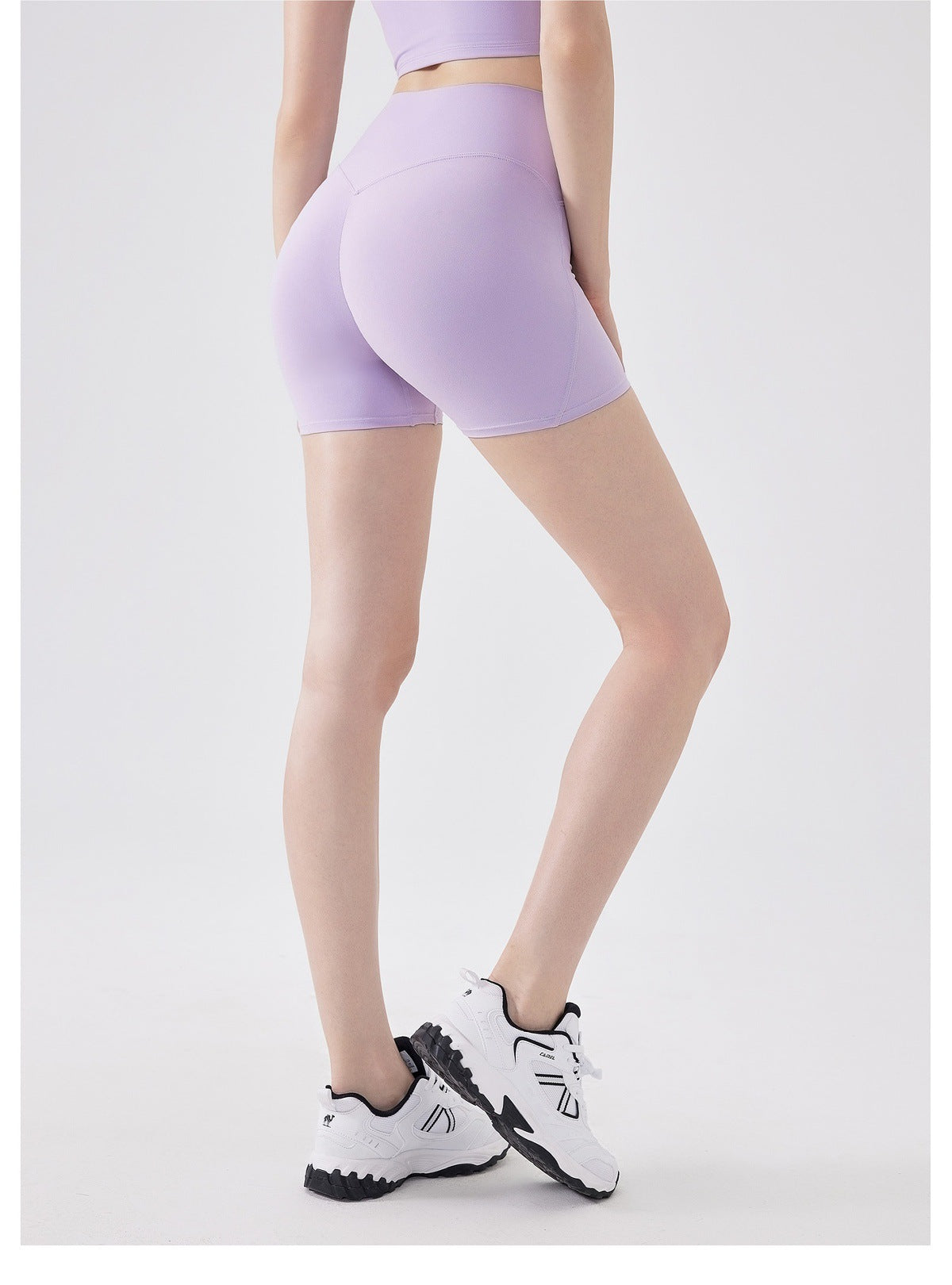 12/2025 Three-point high elastic tight-fitting hip-lifting shorts for womenfouregg Innovative One-Piece Booty Lifting Shorts: No-Show Underline, Back Pocket Activewear for Bulk Order
