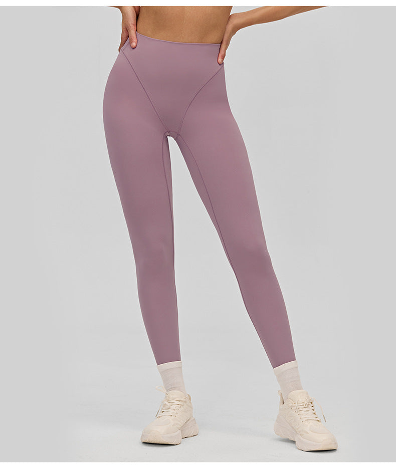 03/2026 FOUREGG Pantalon de yoga taille haute pour femme, avec empiècements latéraux sans couture, contrôle du ventre, pantalon de fitness, adapté comme vêtement d'extérieur, pour la course, le sport et comme collant.