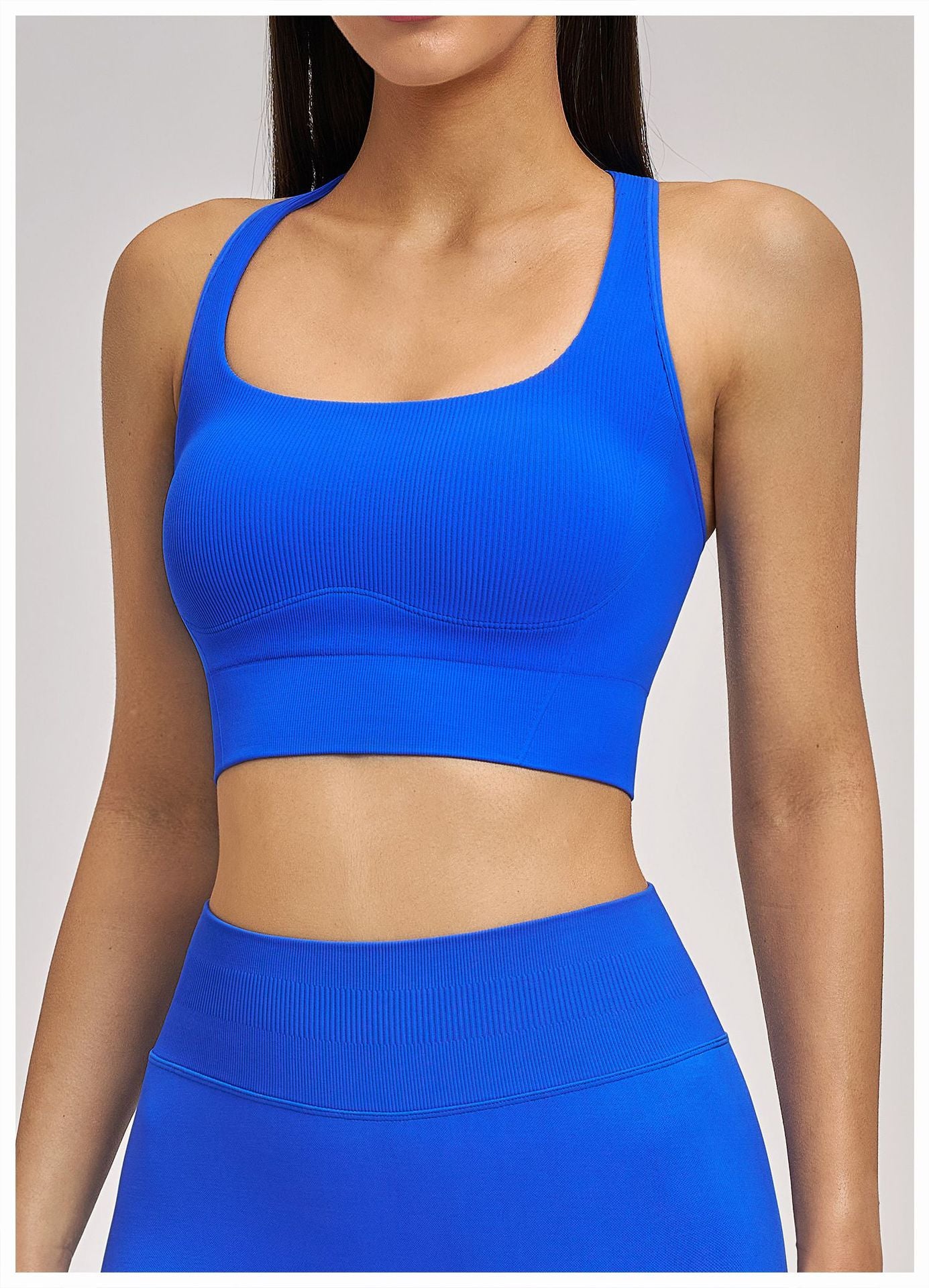 03/2026  Shockproof seamless yoga bra with beautiful back, quick-drying sports top with double shoulder straps, running, fitness, yoga wear 5518