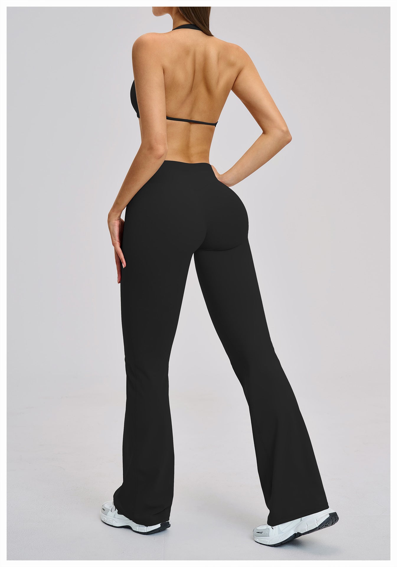 03/2026 Conjunto Deportivo de Yoga de Felpa Cepillada con Cuello Hueco y Espalda Bonita - Conjunto Deportivo para Correr y Fitness 4201
