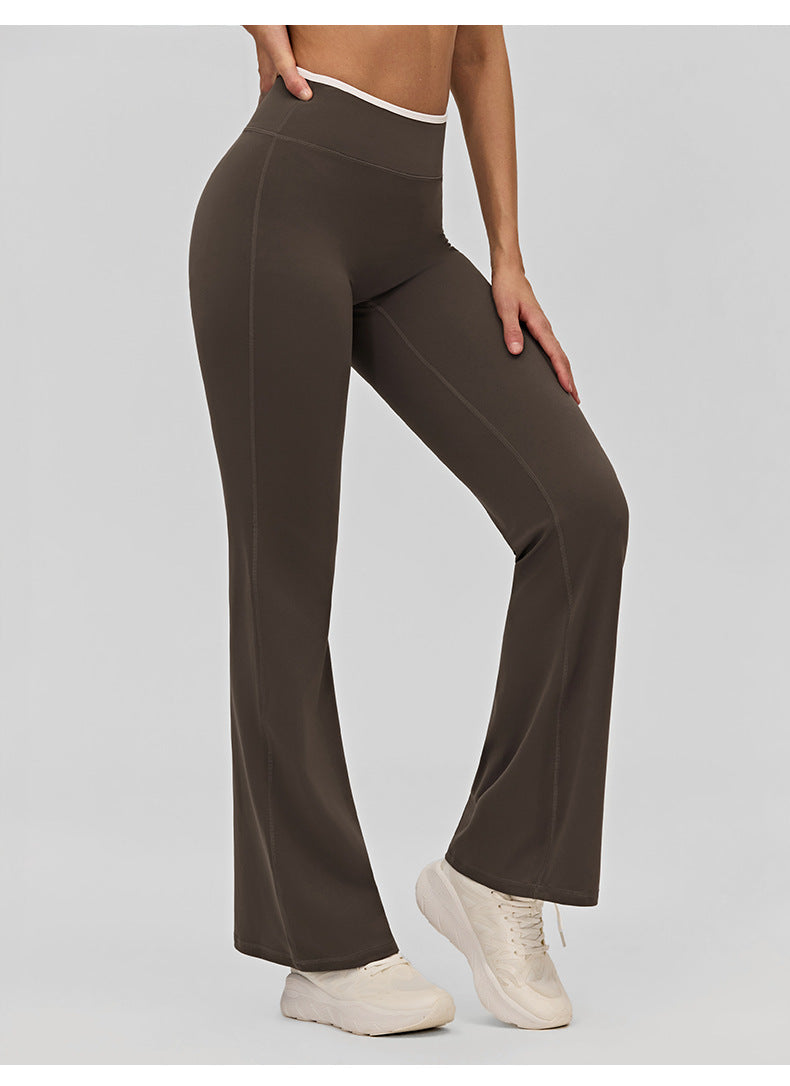 02/2026 Women's color-blocked backless bodycon yoga suit, suitable for running, sports, fitness, and yoga.