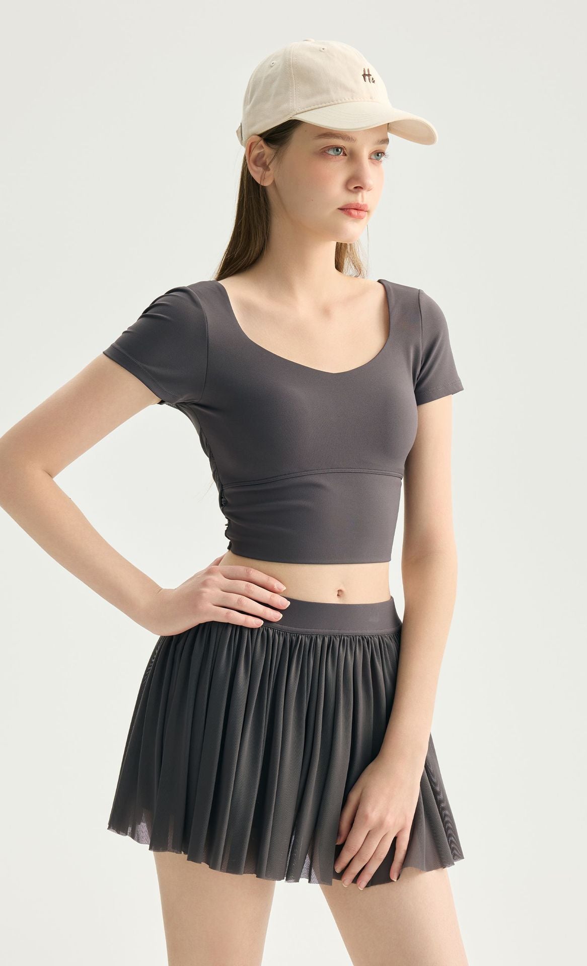 02/2026 Heart-Recognized Ballet Elegant Back Dance Training Top for Women with Underwire Support - Yoga Short Sleeve Outerwear for Fitness Short Sleeve T-Shirt