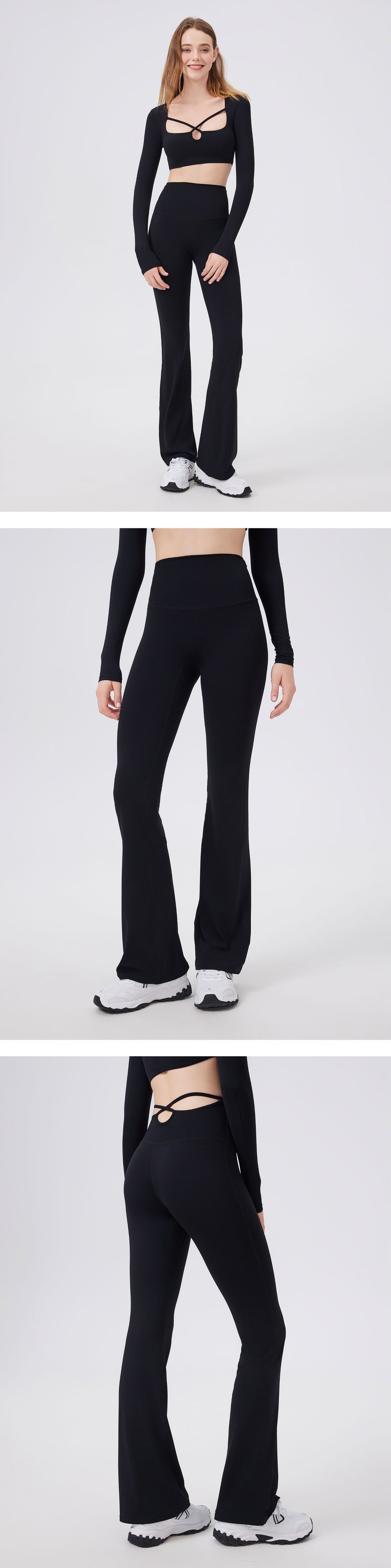 09/2025 High-waisted, hollowed-out, cloud-like, tight-fitting long pants, anti-rolling yoga pants, women's hip-lifting sports pants, fitness pants -