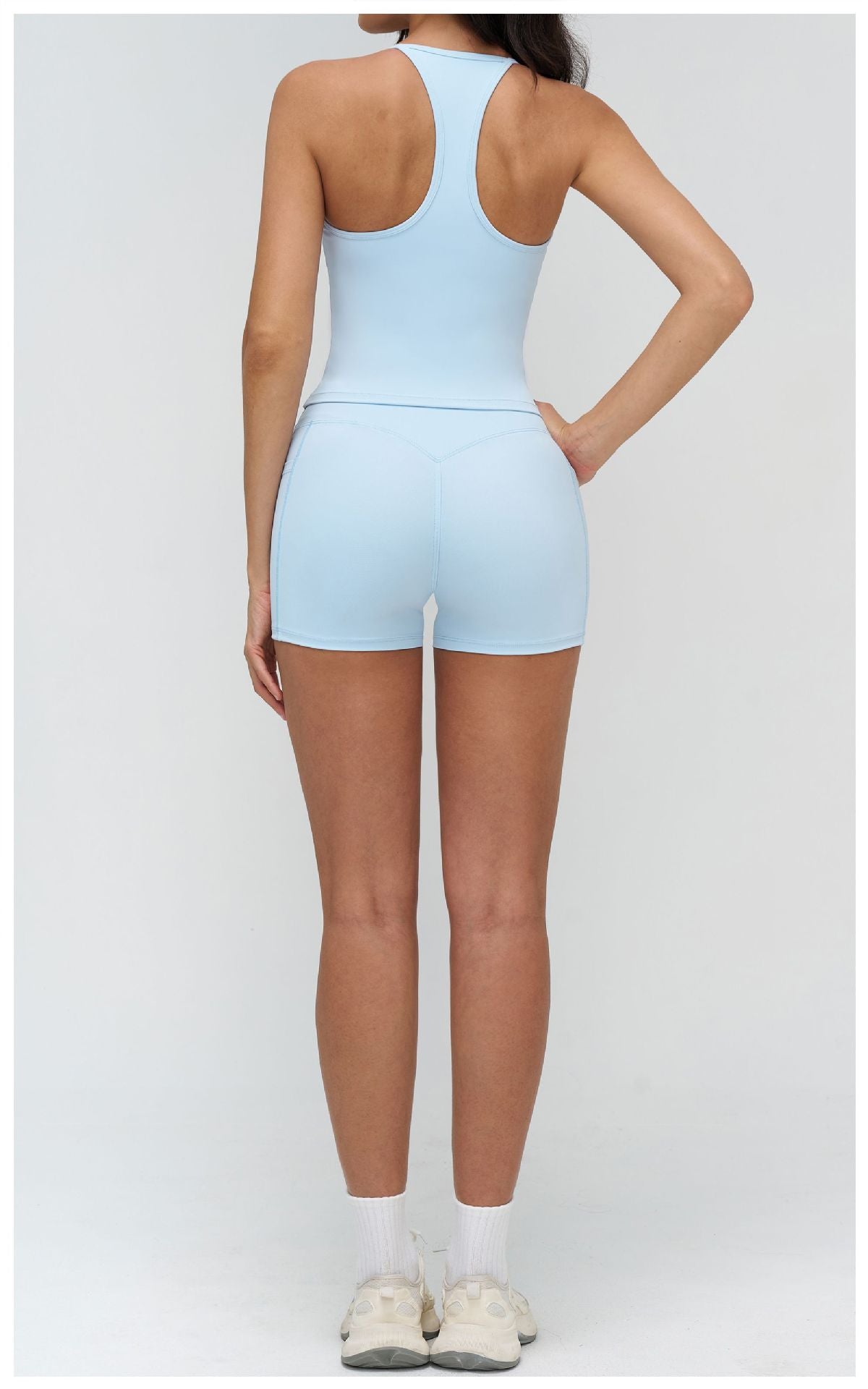 12/2025 Yoga vest, I-shaped beautiful back, tight outdoor sports underwear, running fitness sports vest, 4518 -