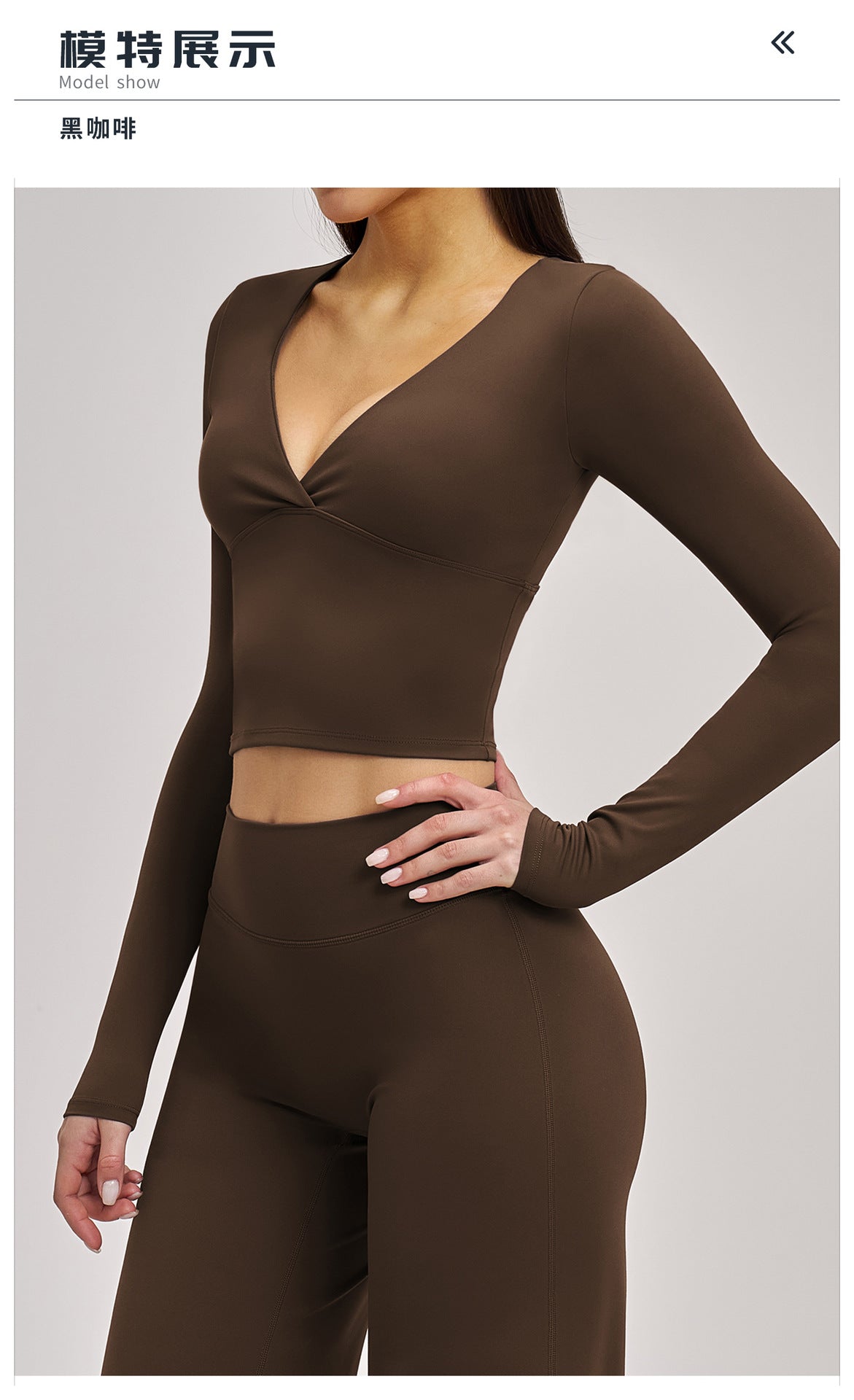 Haut de yoga printemps et été 03/2026 pour femme - T-shirt de sport polyvalent à manches longues de yoga Pilates pour femme - 4520