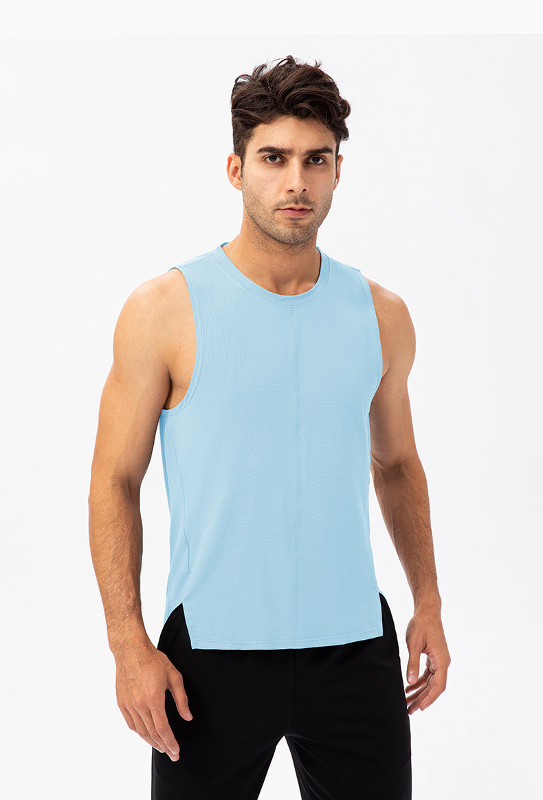 FOUREGG 23.07 Men's summer fitness loose vest quick-drying breathable basketball running T-shirt moisture-wicking wide-shouldered sports vest 21113