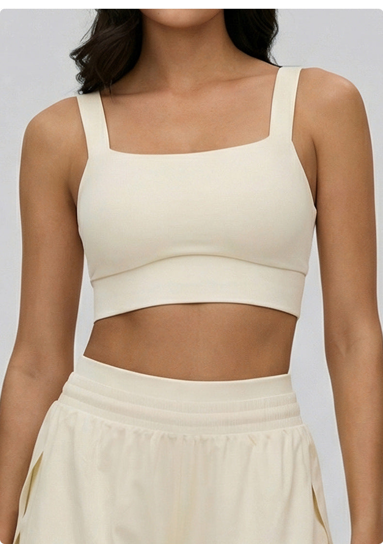 Soutien-gorge de sport respirant et absorbant pour femme, avec bonnets intégrés et rembourrés, adapté au yoga, au pilates, à la course et à l'absorption des chocs, soutien-gorge de fitness 02/2026