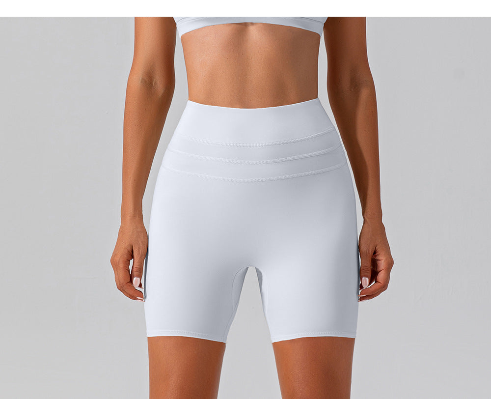 23.07 elastic yoga pants hip-lifting abdomen tight-fitting fitness pants outerwear running training sports pants women