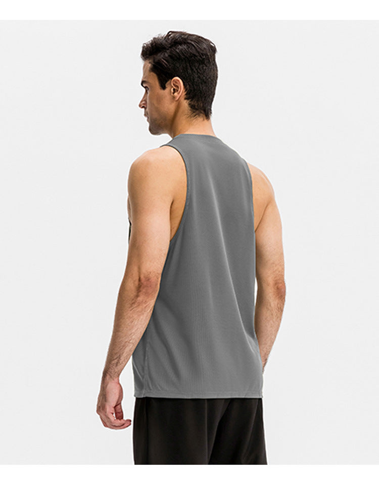 FOUREGG 23.07 Men's loose sports vest fitness running basketball training sleeveless vest breathable quick-drying top 01107