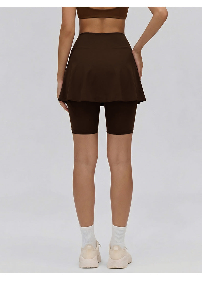 03/2026 Women's high-waisted yoga shorts with tummy control, pockets, peach-shaped butt-lifting, tight-fitting sports shorts
