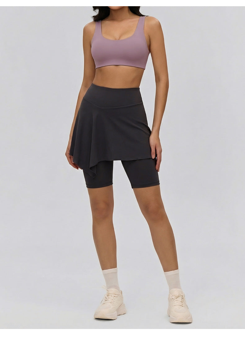 03/2026 European and American style sports bra for women with detachable breast pads, yoga bra, sexy U-neck, beautiful back, wearable as outerwear, fitness vest.