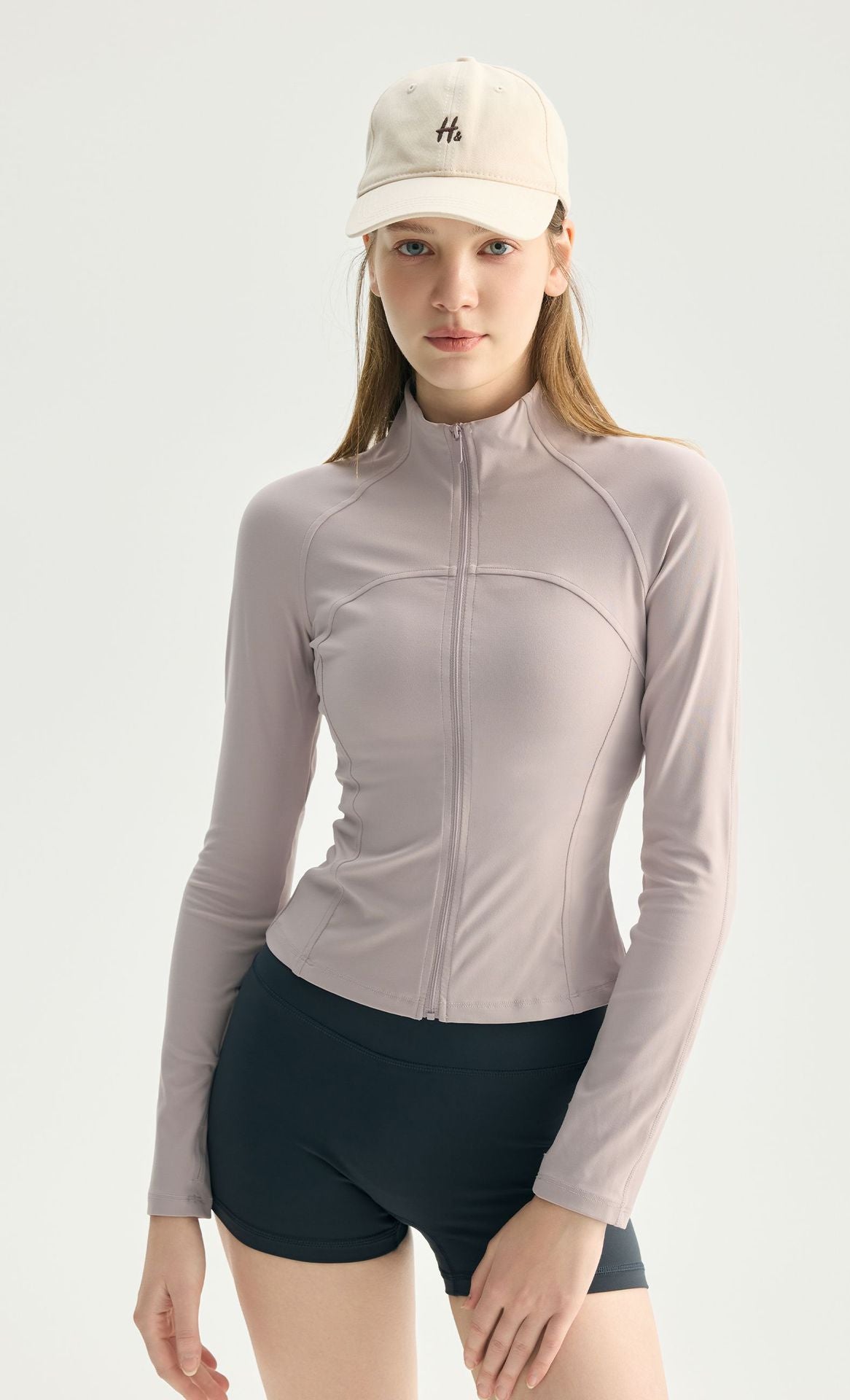 02/2026 Three-Part Yoga Pants for Fitness, Running, High-Waisted, Hip-Boosting, Peach-Hued, Women's Training, Pilates Fitness Shorts, Outdoor Wear