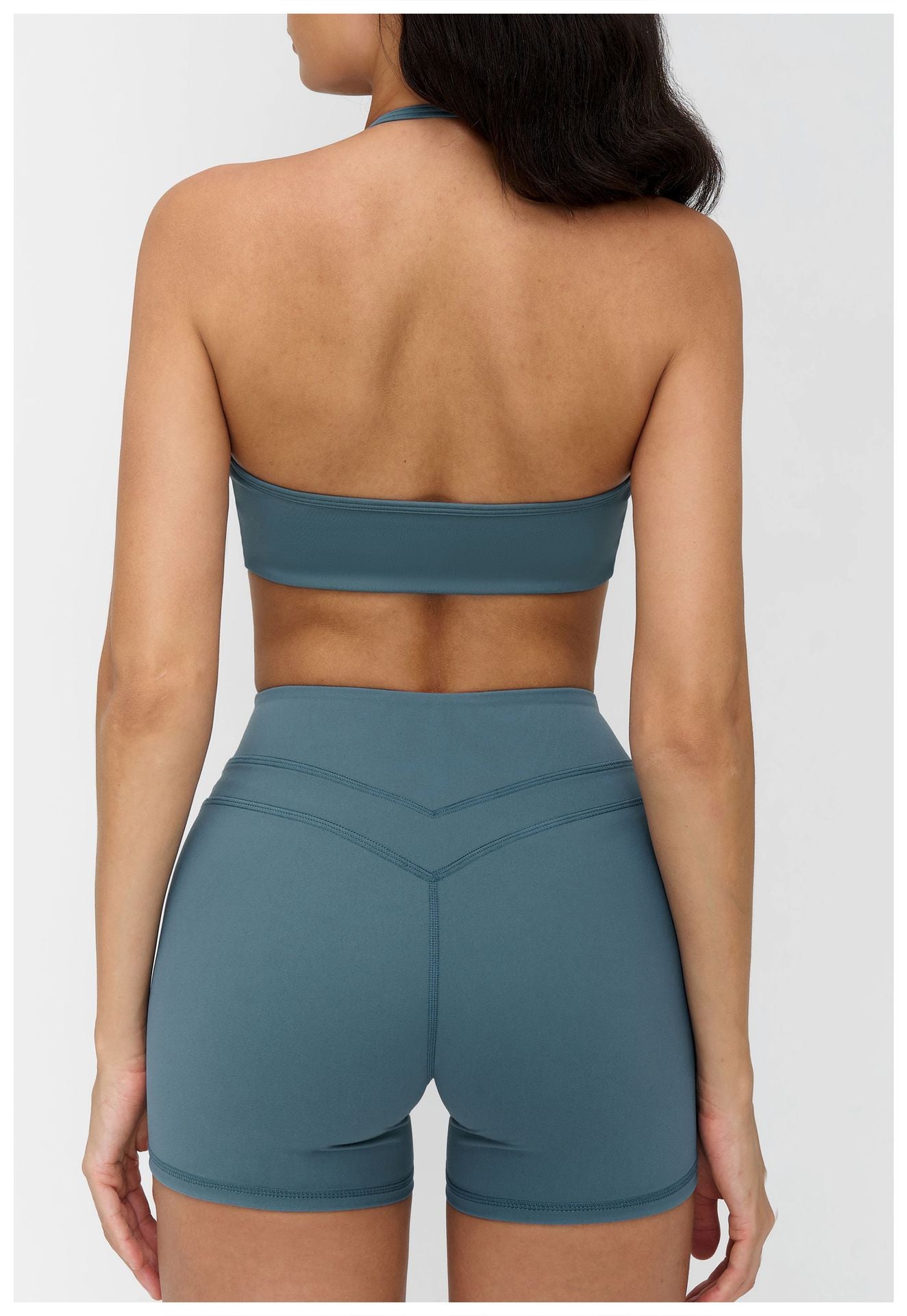 12/2025 European and American brushed yoga bra, neck-hanging hollow beauty back bra, fitness running sports underwear for women 3109