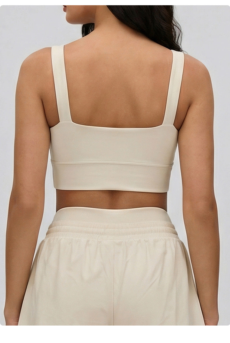 Soutien-gorge de sport respirant et absorbant pour femme, avec bonnets intégrés et rembourrés, adapté au yoga, au pilates, à la course et à l'absorption des chocs, soutien-gorge de fitness 02/2026