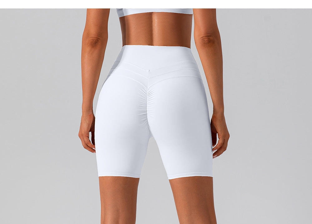 23.07 elastic yoga pants hip-lifting abdomen tight-fitting fitness pants outerwear running training sports pants women