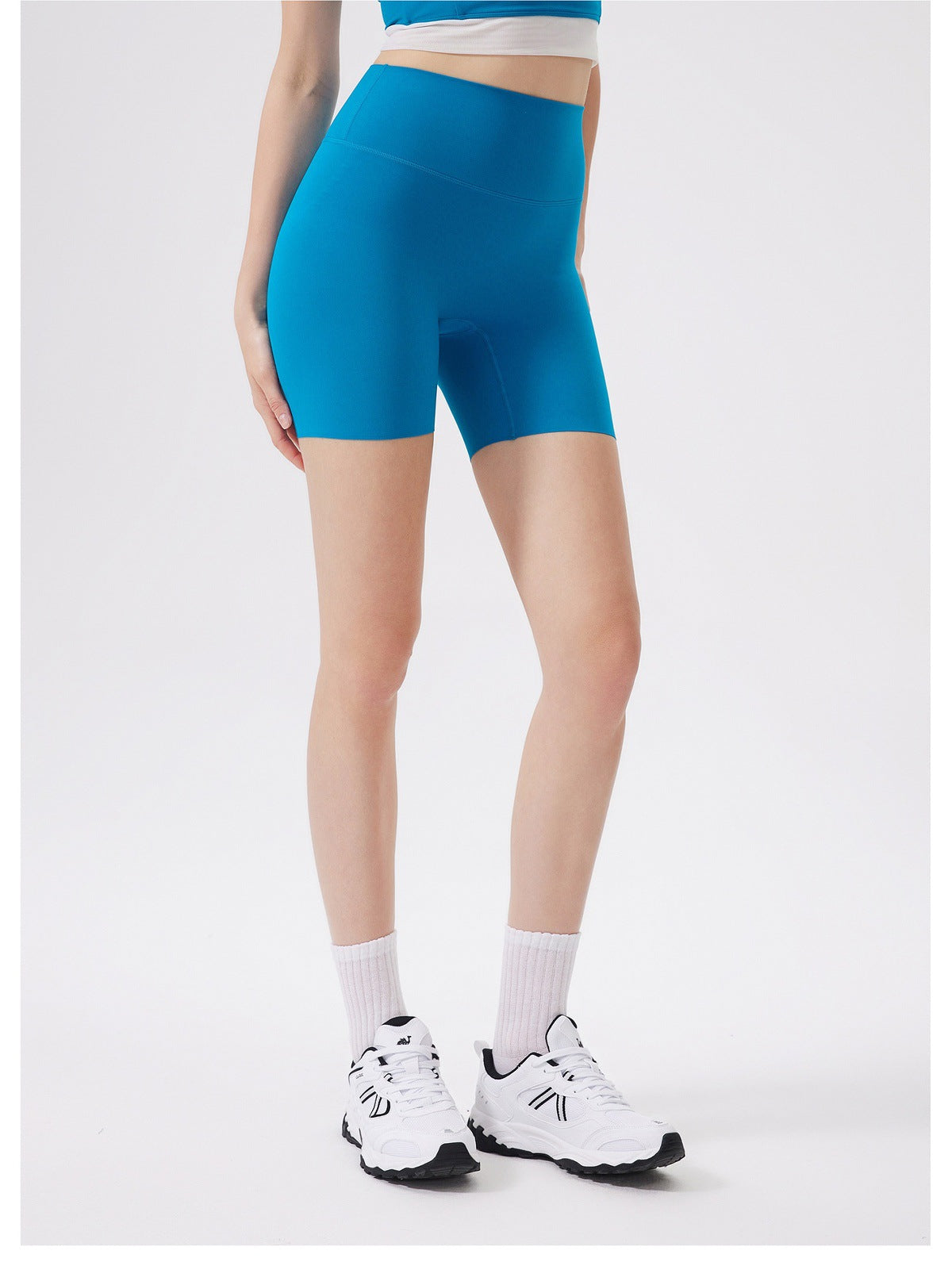 12/2025  fouregg One-Size-Fits-All Yoga Shorts Nude-Feel High-Waist Gym Biker Shorts DK3231