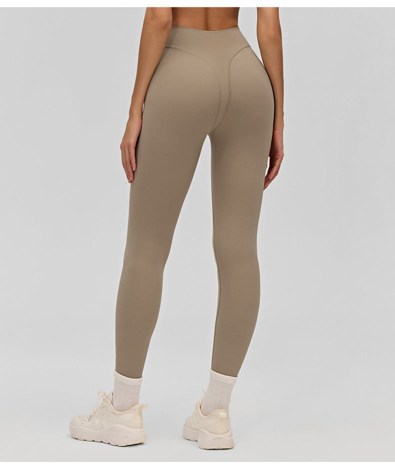 03/2026 FOUREGG Pantalon de yoga taille haute pour femme, avec empiècements latéraux sans couture, contrôle du ventre, pantalon de fitness, adapté comme vêtement d'extérieur, pour la course, le sport et comme collant.