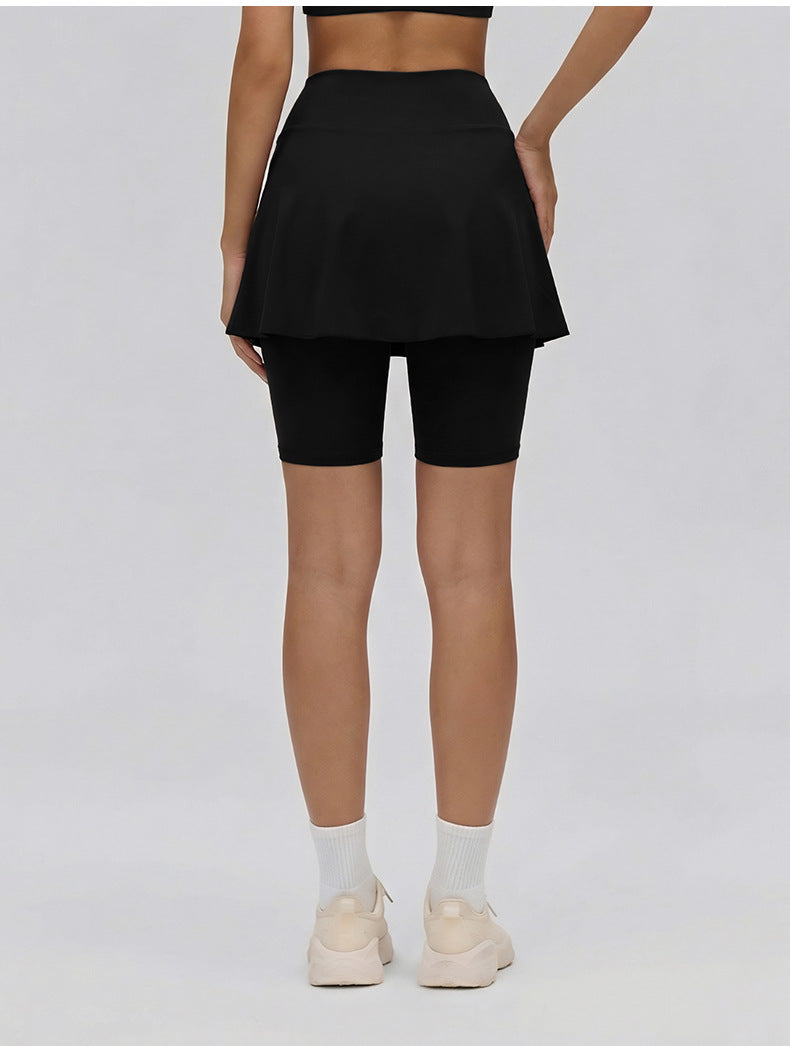 03/2026 Women's high-waisted yoga shorts with tummy control, pockets, peach-shaped butt-lifting, tight-fitting sports shorts