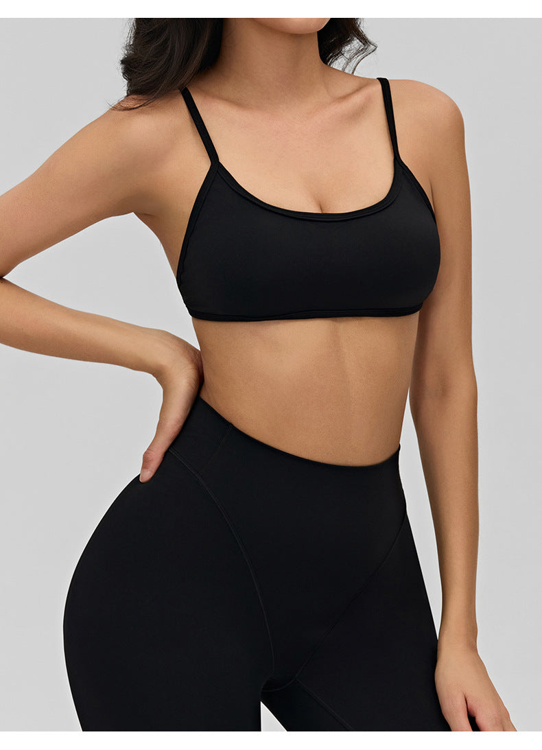 03/2026 Women's Yoga Suit, Slim Fit Fitness Two-Piece Set, Outdoor Running Training Sports Suit