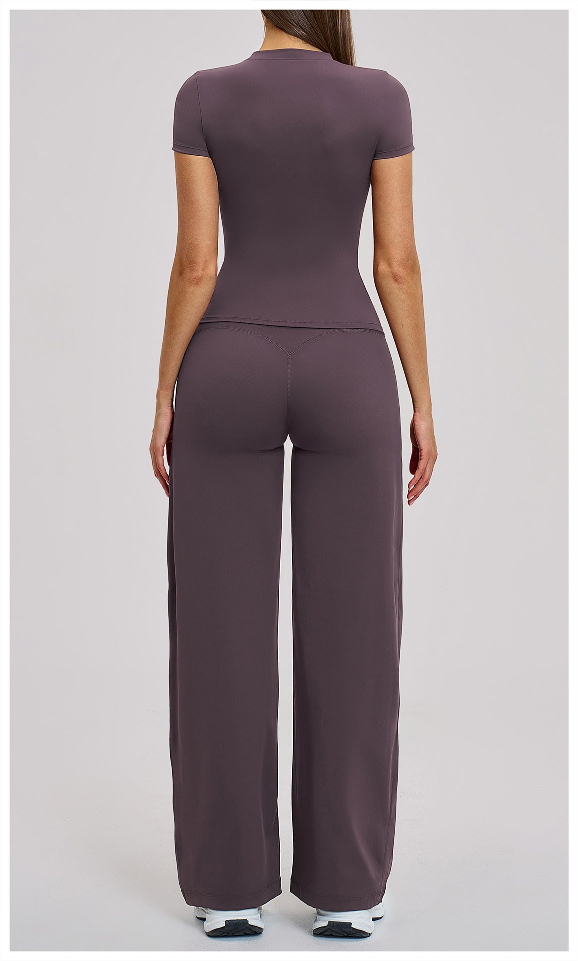 02/2026 Ensemble de yoga robuste - tenue d'exercice et de fitness moulante taille haute pour les loisirs en extérieur et la course. Numéro de modèle : 845