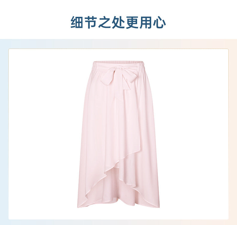 Luxtre new product pleated horse face skirt fashion outer wear anti-light water cooling cooling sports skirt summer