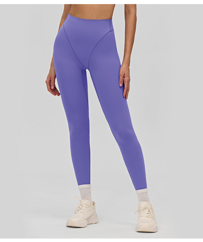 03/2026 FOUREGG Pantalon de yoga taille haute pour femme, avec empiècements latéraux sans couture, contrôle du ventre, pantalon de fitness, adapté comme vêtement d'extérieur, pour la course, le sport et comme collant.