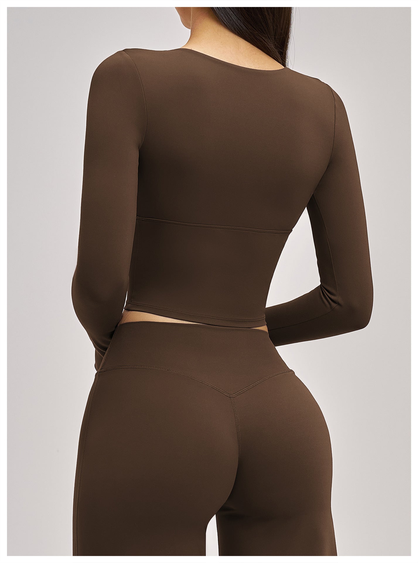 Haut de yoga printemps et été 03/2026 pour femme - T-shirt de sport polyvalent à manches longues de yoga Pilates pour femme - 4520