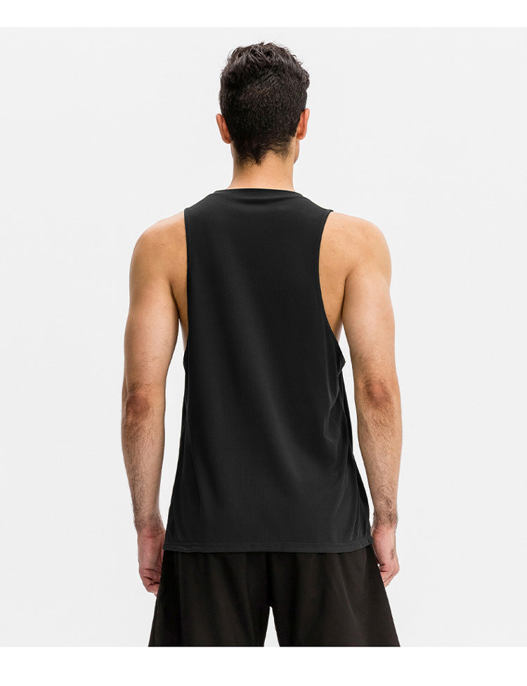 FOUREGG 23.07 Men's loose sports vest fitness running basketball training sleeveless vest breathable quick-drying top 01107