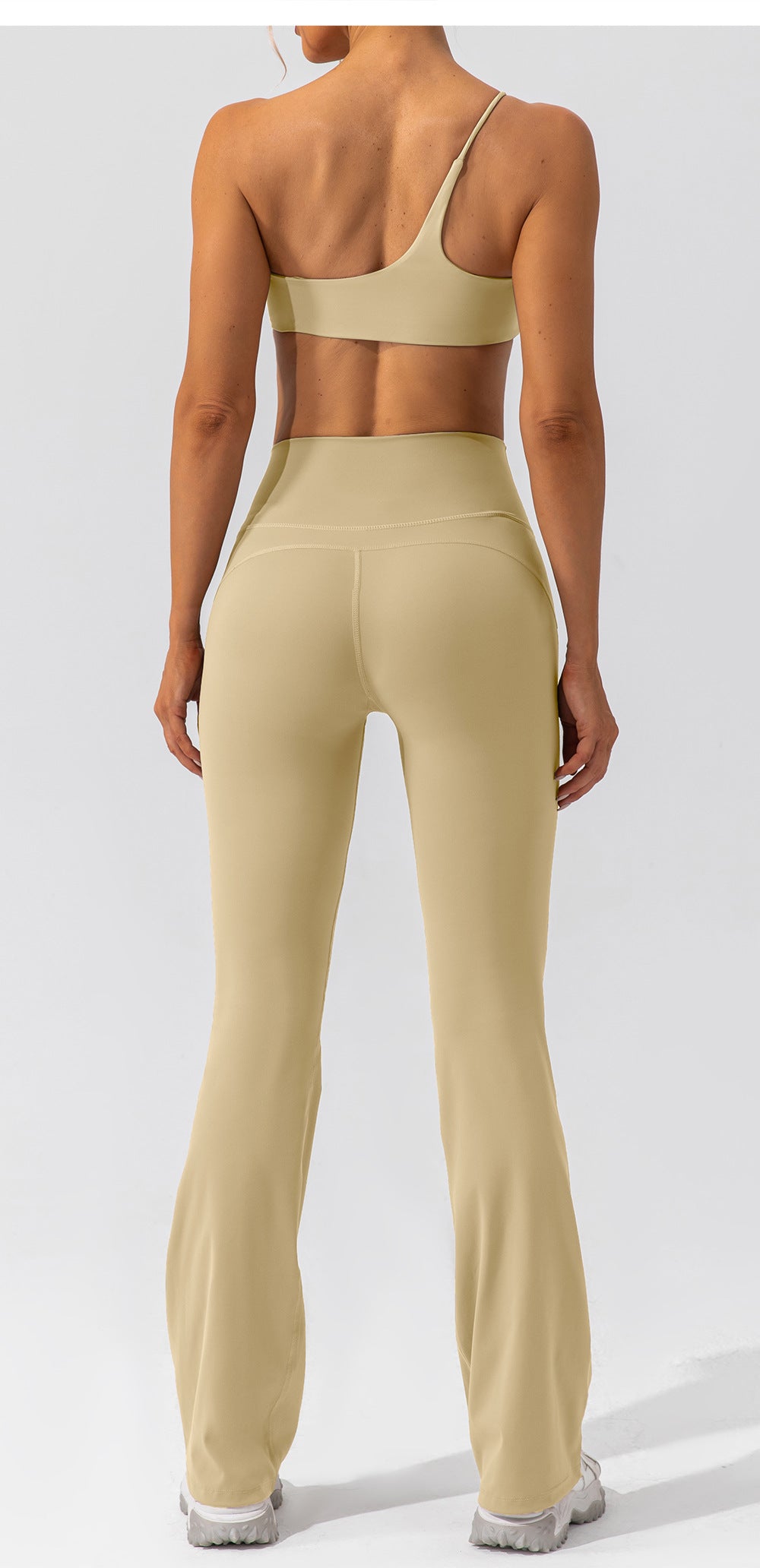 lulu tight dance wide-leg pants hip-lifting high-waist casual flared pants fitness sports yoga trousers