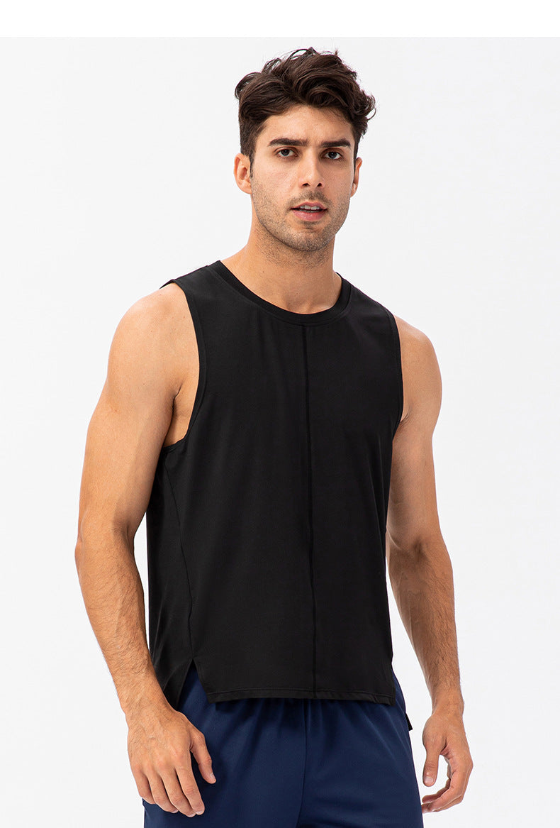 FOUREGG 23.07 Men's summer fitness loose vest quick-drying breathable basketball running T-shirt moisture-wicking wide-shouldered sports vest 21113
