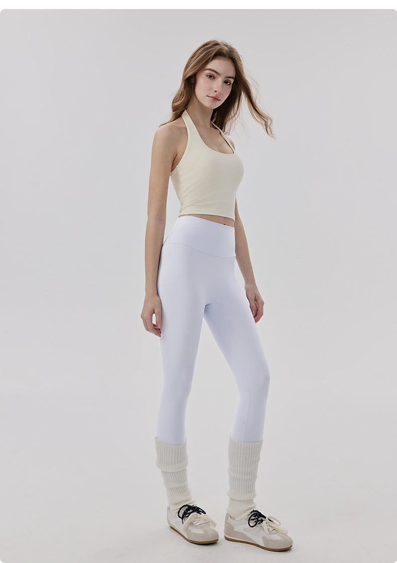 01/2026 Débardeur de sport dos nu pour femme avec coussinets de soutien-gorge intégrés pour couvrir la graisse des aisselles, haut de yoga, en Lycra doux pour la peau, débardeur de fitness seconde peau.