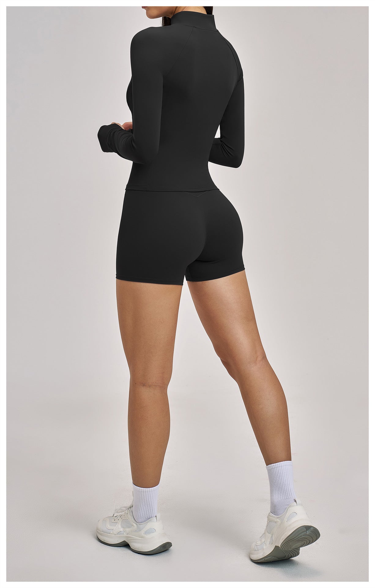 03/2026 Spring Yoga Set Casual Fitness Suit Women's Outdoor Running Sports Three-Piece Set 4510
