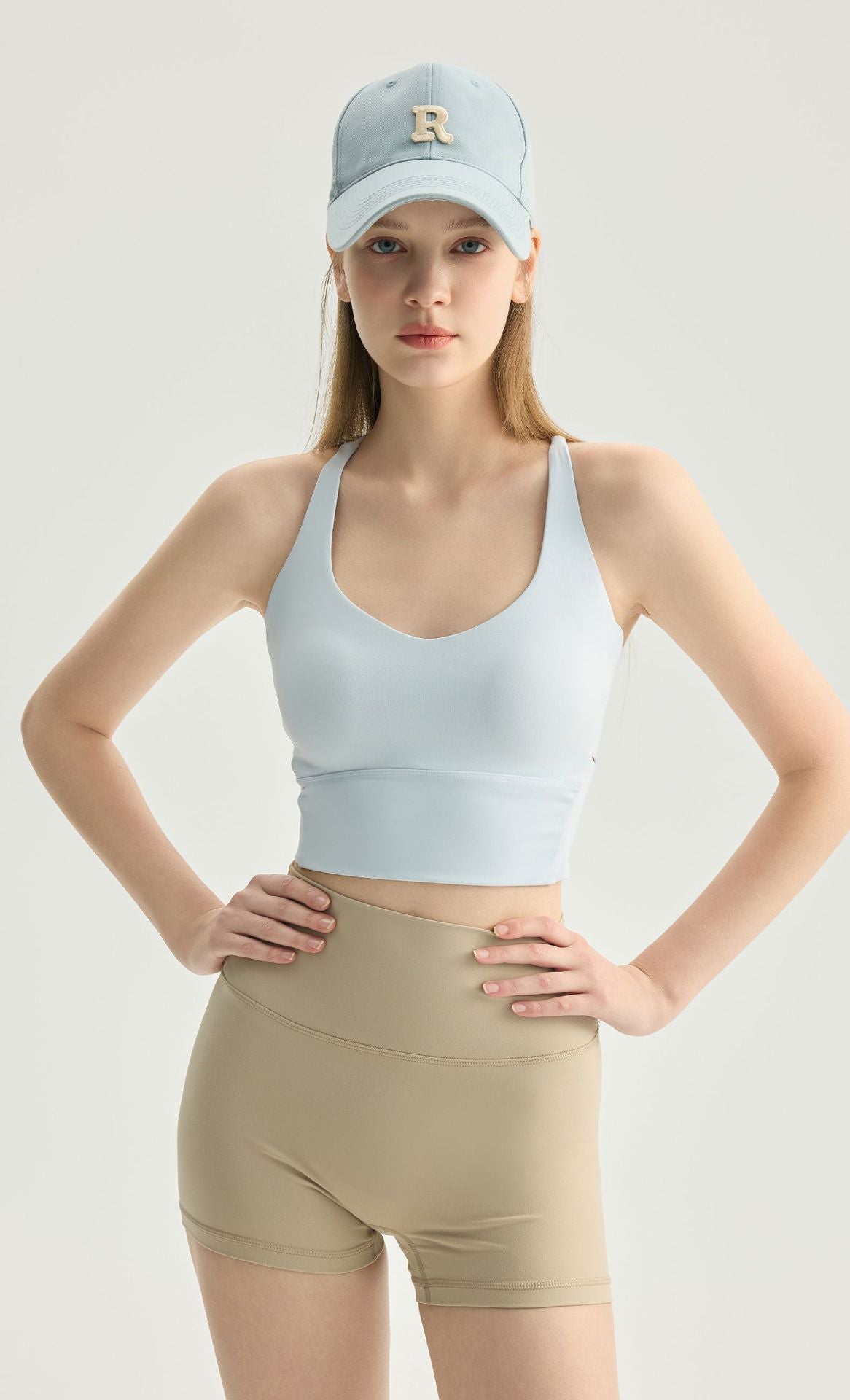 02/2026 Three-Part Yoga Pants for Fitness, Running, High-Waisted, Hip-Boosting, Peach-Hued, Women's Training, Pilates Fitness Shorts, Outdoor Wear