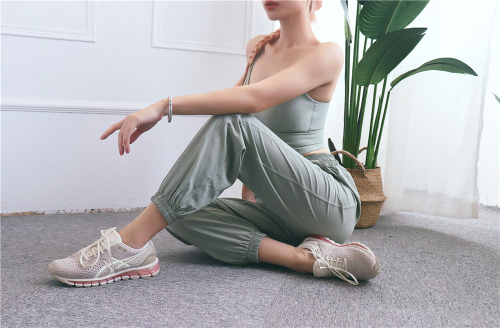 2023.08 Running sunscreen quick-drying fitness pants High waist training sports peach hip pants