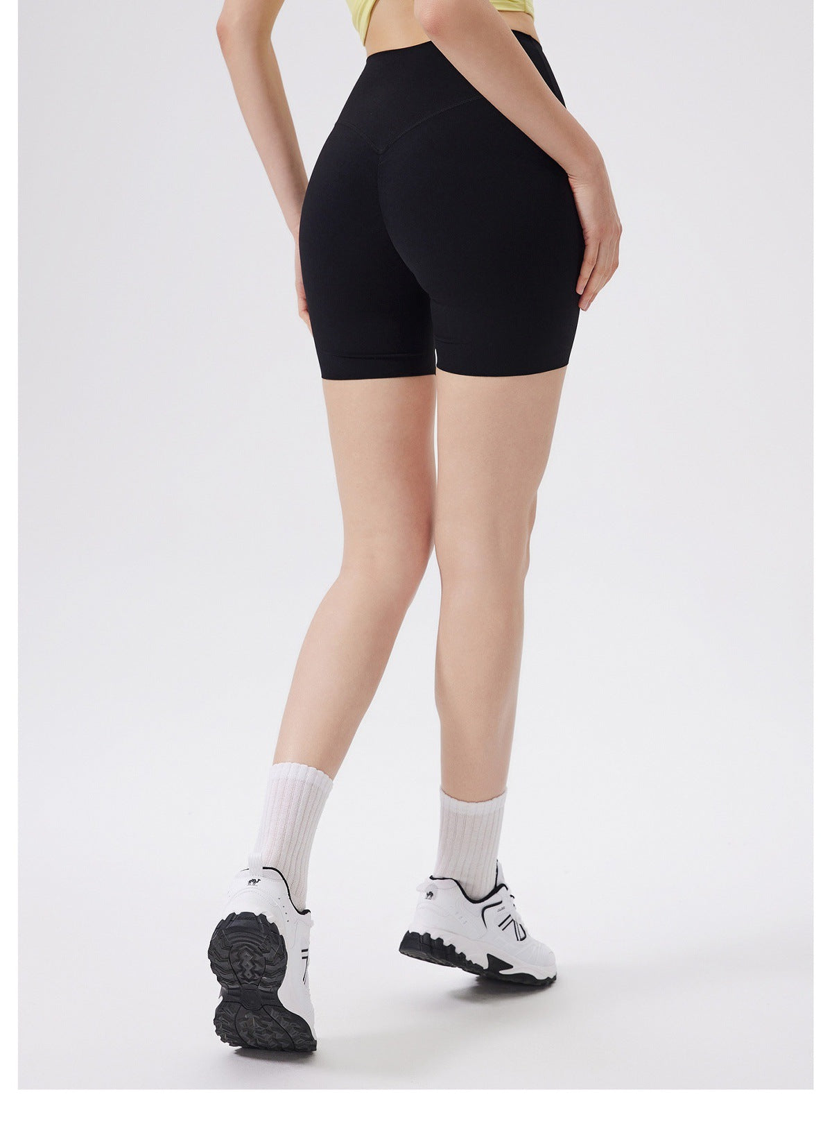 12/2025  fouregg One-Size-Fits-All Yoga Shorts Nude-Feel High-Waist Gym Biker Shorts DK3231